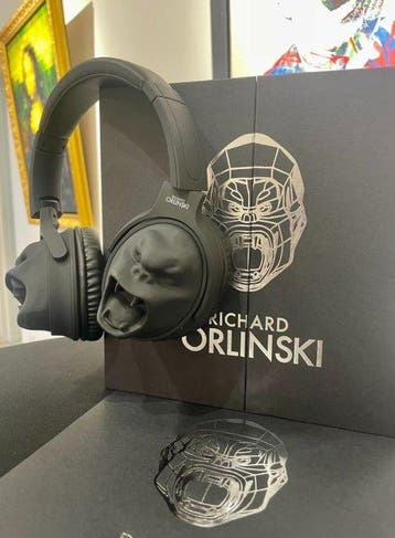 Richard Orlinski - Kong -matzwart- Hoofdtelefoon - Diverse, Nieuw