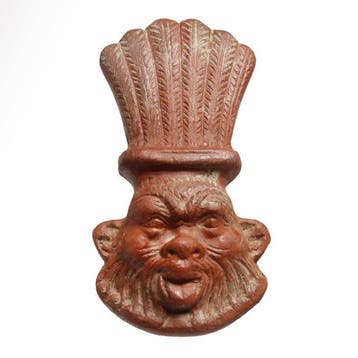 Oud-Egyptisch Jasper Amulet van het Hoofd van Bes