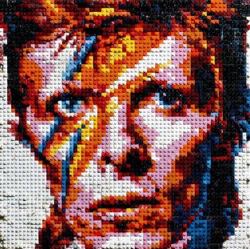 David Law - Brick Icons - David Bowie