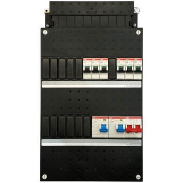 ABB groepenkast 6 groepen, 2 aardlekschakelaars, 1, Ophalen of Verzenden, Nieuw