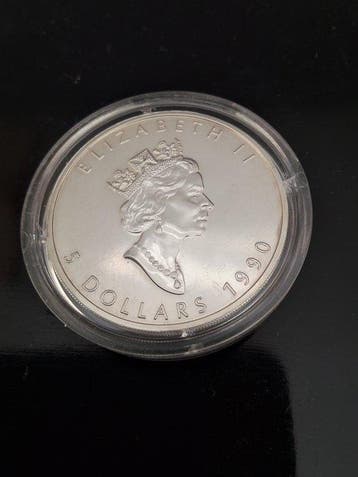 Canada, Nova Scotia Elizabeth II. 5 Dollars 1990 (Zonder