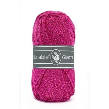Durable Glam 236 Fuchsia - Haakgaren / Breigaren, Hobby en Vrije tijd, Breien en Haken, Ophalen of Verzenden, Nieuw, Breien of Haken