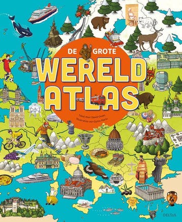 De grote wereldatlas - David Owen 9789044761818, Verzenden, Zo goed als nieuw, David Owen