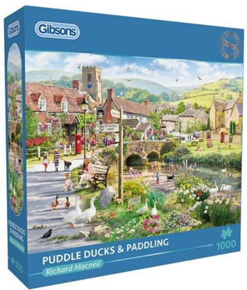 Gibsons legpuzzel Puddle Ducks & Pa van €19,99 voor €17,99, Ophalen of Verzenden, Nieuw