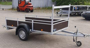 Nieuw  Sterke Wesco enkelasser aanhangwagen met 1000  kg as, Ophalen, Nieuw