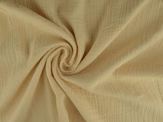 Mousseline stof – Champagne, Hobby en Vrije tijd, Stoffen en Lappen, 120 cm of meer, 200 cm of meer, Overige kleuren, Nieuw, Katoen