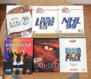 IBM - PC - 6 x PC Big Box Games Collection – Project, Nieuw