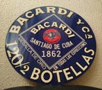 Bacardí - Metalen bord RON BACARDI - Reclamebord - Metaal