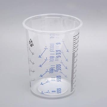 Mengbeker verf en vloeistoffen 600 cc set ca. 10 stuks voor, Ophalen of Verzenden, Nieuw