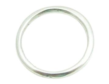 4 x DQ metaal Ring 22 x 2mm Ø17mm Antiek Zilver kleur (Ni.., Ophalen of Verzenden, Nieuw, Overige typen