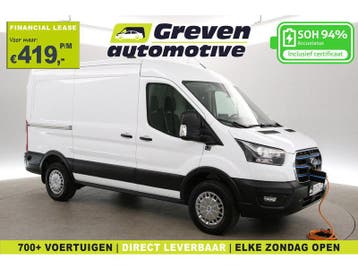 Ford E-Transit L2H2 68 kWh | Snelladen | SOH 94% | 360°, Automaat, Wit, Elektrisch, Nieuw