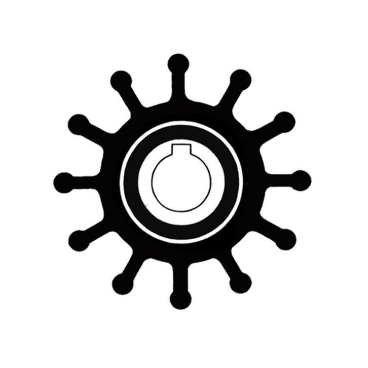 Jabsco Impeller 4568-0001B, 8 As 16 Spie 12-Blads, Watersport en Boten, Bootonderdelen, Nieuw, Ophalen of Verzenden