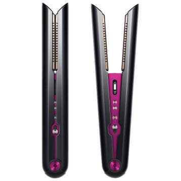 Dyson Corrale Stijltang - Zwart/Fuchsia (Incl. Case & Stand), Verzenden, Zo goed als nieuw