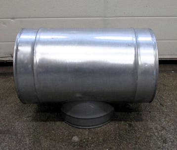 Afzuigkap T-buis ø25cm, Gebruikt