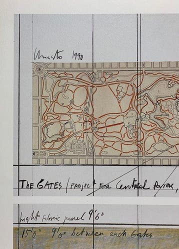 Christo (1935-2020) after - The Gates I, 1990 - New York,