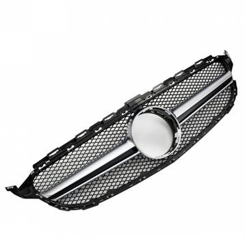 Grill | geschikt voor Mercedes-Benz C-Klasse W205 2014-2018, Auto-onderdelen, Verzenden, Nieuw, Mercedes-Benz