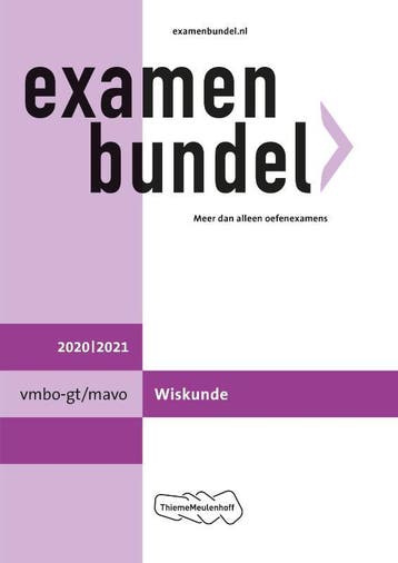 Examenbundel vmbo-gt/mavo Wiskunde 2020/2021 9789006781502, Boeken, Schoolboeken, Verzenden, Gelezen