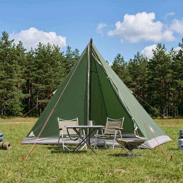 vidaXL Backpacking Tent 2-persoons Groen 185T Polyester met, Verzenden, Nieuw, Tot en met 2