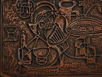 Nino Gobbis - Paneel - Hout, Naaldhout