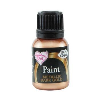 RD Metallic Food Paint Dark Gold 25ml, Verzenden, Nieuw