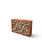 Geroba Egura C8 houtopslag 1500x385x1000mm - Cortenstaal, Tuin en Terras, Verzenden, Nieuw