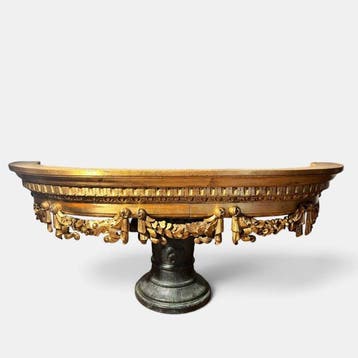 Decoratief ornament - Italië - Verguld hout - 19e eeuw, Antiek en Kunst