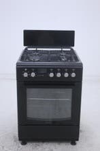 OP=OP! ZWART OF RVS kwalitatieve gasfornuis! 50+60cm NIEUW!, Grill, Nieuw, Energieklasse A of zuiniger, Gas