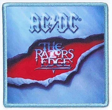 AC/DC The Razors Edge Patch officiële merchandise, Ophalen of Verzenden, Nieuw, Kleding
