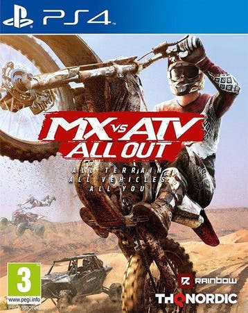 MX vs ATV All Out (PS4 Games), Ophalen of Verzenden, Zo goed als nieuw