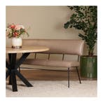 Leren eetkamerbank Solid, Huis en Inrichting, Stoelen, Ophalen of Verzenden, Nieuw, Leer