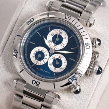 Cartier - Pasha Chronoflex - W31008H2 (1352.1) - Heren -, Nieuw