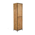 *WOONWINKEL* Starfurn RichWood Smalle Hoge Kast Mangohout, Huis en Inrichting, Kasten | Wandmeubels, Verzenden, Nieuw