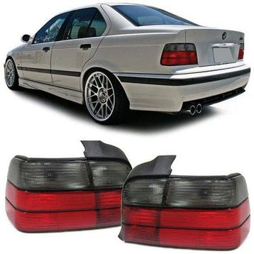 Achterlichten rood / smoke passend voor BMW 3 serie E36 s..., Verzenden, Nieuw