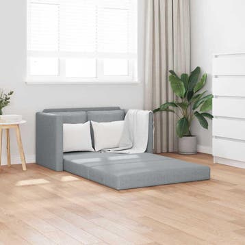 vidaXL Slaapbank vloermodel 2-in-1 112x174x55 cm stof, Verzenden, Nieuw, Stof, Minder dan 150 cm