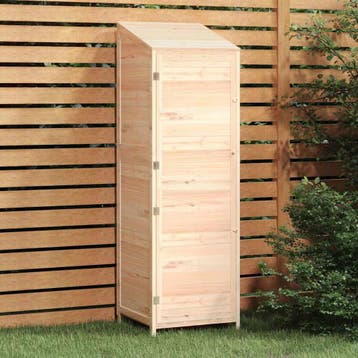vidaXL Tuinschuur 55x52x174,5 cm massief vurenhout, Verzenden, Nieuw