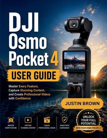 9798199434225 DJI Osmo Pocket 4 User Guide, Verzenden, Nieuw, Justin Brown