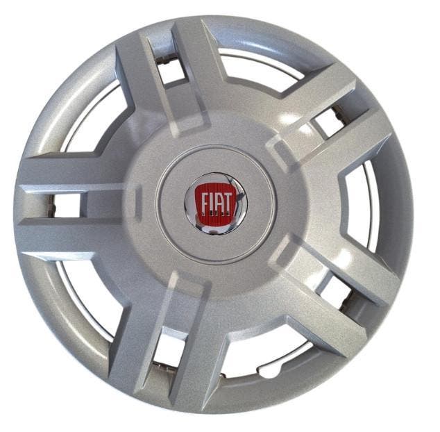 Fiat Ducato wieldoppen camper set 15 Inch Rood Logo te koop, Caravans en Kamperen, Camper-accessoires, Nieuw, Ophalen of Verzenden