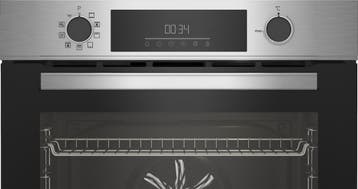 Beko BBIE22300XFP Oven Inbouw 60x60 cm A- label AeroPerfect, Ophalen of Verzenden, Nieuw, Hete lucht, 45 tot 60 cm