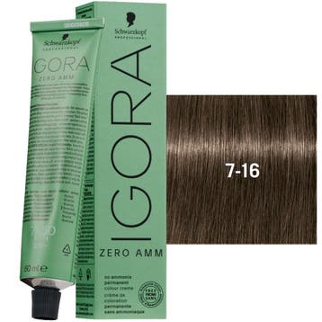 Schwarzkopf – Igora Zero Ammonia 60 ml – 716, Verzenden, Nieuw