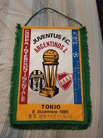Wimpel - JUVENTUS F.C. ARGENTINOS J. TOKIO 8 dicembre 1985 -, Nieuw