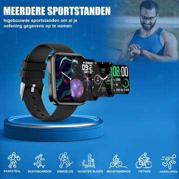 Golden Sound smartwatch Heren, Dames &amp; Kinderen - Met, Ophalen of Verzenden, Zo goed als nieuw, Golden Sound