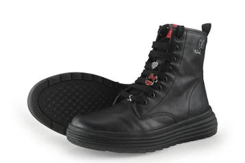 Geox Boots Meisjes in maat 35 Zwart, Verzenden, Jongen of Meisje, Schoenen, Zo goed als nieuw