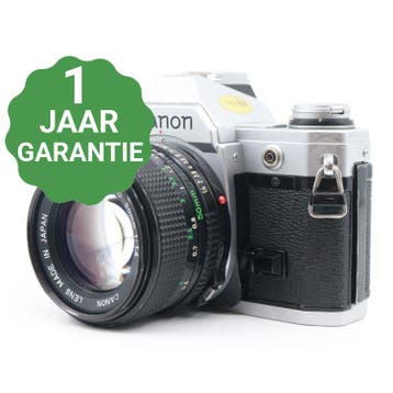 Canon AT-1  + FD 50mm f/1.4, Verzenden, Gebruikt