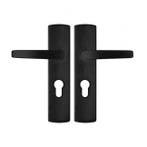 Deurbeslag | Deurklink met cilinderschild | AXA | Curve | 55, Verzenden, Nieuw