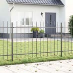 vidaXL Tuinhek Woerden Grijs 1,7 x 1,2 m Poedercoating staal, Verzenden, Nieuw, IJzer