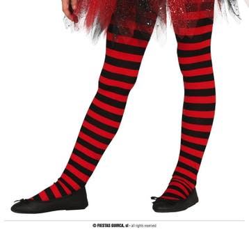 Panty rood/zwart kind, Kleding | Dames, Ophalen of Verzenden, Nieuw