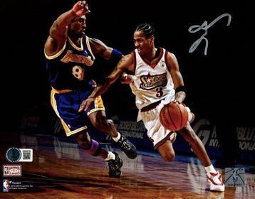 Allen Iverson - Foto, Handtekening - 20x25 cm - Philadelphia, Nieuw