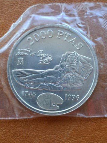Spanje. 2000 Pesetas 1996 (Zonder minimumprijs)