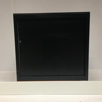 (MDK-106214) Lensvelt roldeurkast kleur zwart, Ophalen of Verzenden, Gebruikt