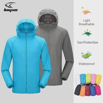 Unisex Waterdichte Outdoor Jas - Lichtgewicht Windjack met U, Verzenden, Nieuw